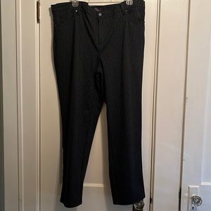 Gloria Vanderbilt | Black & Grey Houndstooth Dress Pants 18W